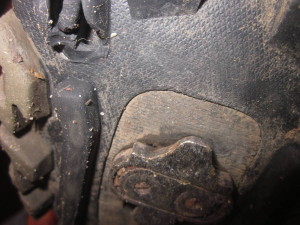 Schuhsohle eines VAUDE MTB-/Trekkingschuhe TRAILHEAD LOW AM (lightbrown) 46